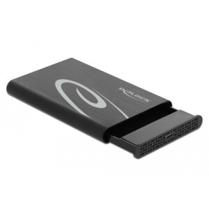 DeLOCK 2.5″ SATA HDD/SSD 6Gbp behuizing met USB C kabel - Zwart