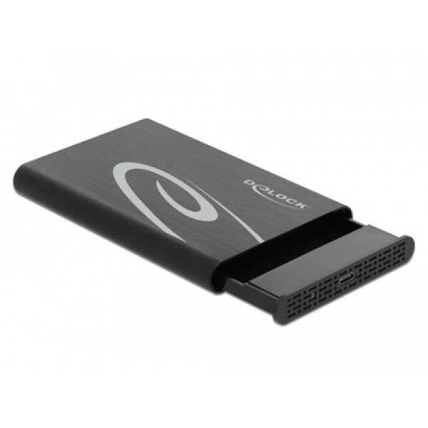 DeLOCK 2.5″ SATA HDD/SSD 6Gbp behuizing met USB C kabel - Zwart