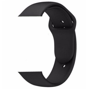 Horlogebandjes Silicone voor Apple-watch - 42/44mm - Zwart