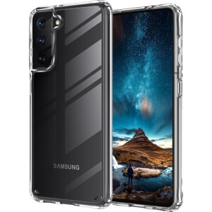 Siliconen back cover - Transparant - Galaxy S21 Plus