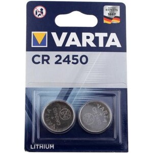 2x VARTA CR2450 knoopcel batterij