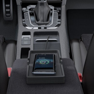 Draadloze oplaadmat voor de auto - Qi Goobay snelle draadloze oplader