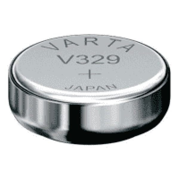 1x VARTA V329 knoopcel batterij